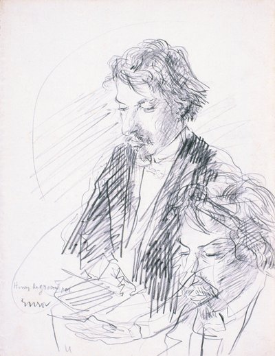 Porträt des Künstlers, Henry de Groux von James Ensor