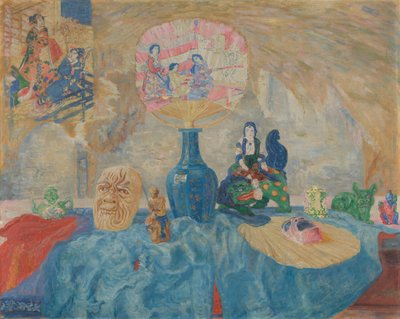 Stillleben mit Chinoiserien von James Ensor