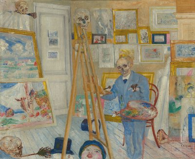 Der Skelettmaler von James Ensor