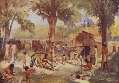 Ein Indianerdorf von James Fergus Kyle