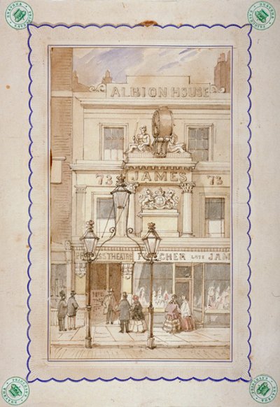Albion House und der Eingang zum Princess