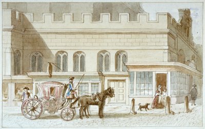 Ladenfronten bei St. Dunstan-in-the-West, Fleet Street, City of London von James Findlay