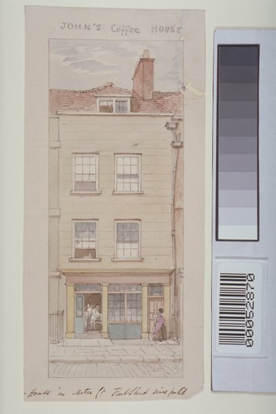 Ansicht von Mitre Court, Fleet Street, zeigt John