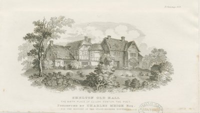 Shelton Old Hall (Stahlstich) von James Flewitt Mullock