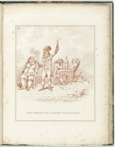 Komitee der Allgemeinen Wachsamkeit, 1795 von James Gillray (possibly)
