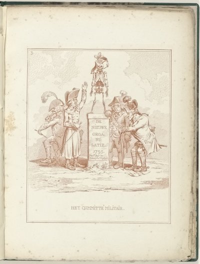 Komitee für Militärangelegenheiten, 1795 von James Gillray (possibly)