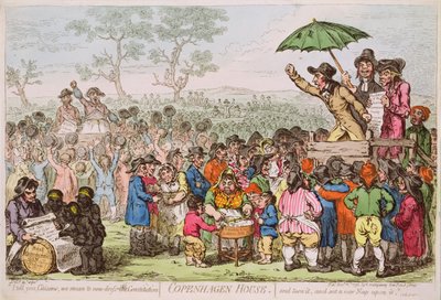 Copenhagen House, veröffentlicht von H. Humphrey, 1795 von James Gillray