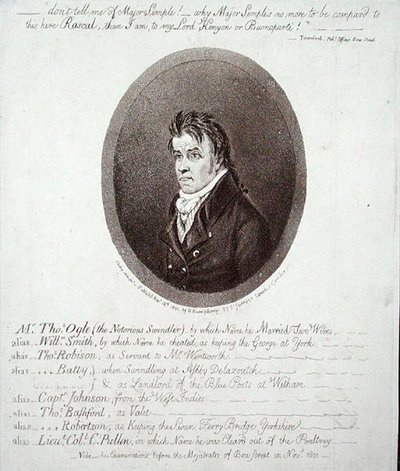 Herr Thomas Ogle von James Gillray