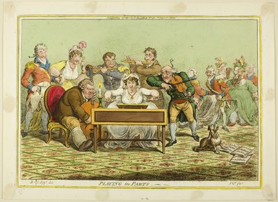 Spiel in Teilen von James Gillray