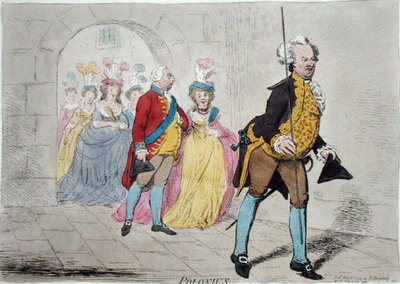 Polonius von James Gillray