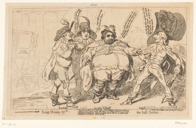 Karikatur auf Charles Fox, 1788 von James Gillray