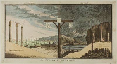 Der Kontrast oder Dinge, wie sie sind von James Gillray