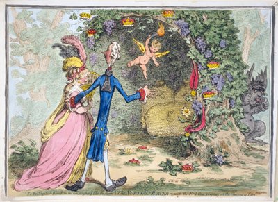 Der Hochzeitspavillon von James Gillray