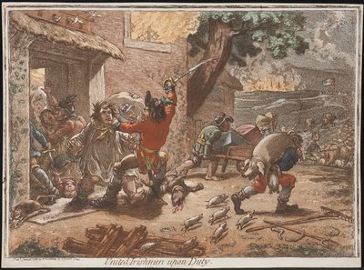 Vereinigte Iren im Dienst von James Gillray