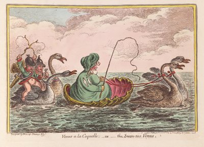 Venus a la Coquelle; oder die Swansea Venus von James Gillray