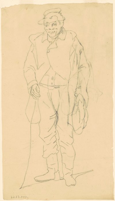 Afroamerikanische Figur, ca. 1840-1850 von James Goodwin Clonney