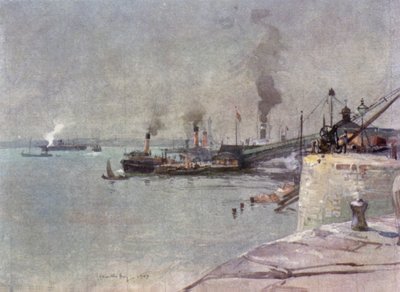 Die Landungsbrücke, Südende von James Hamilton Hay
