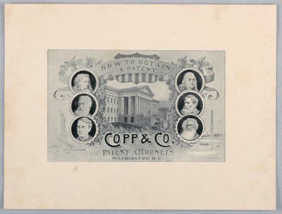 Halbtongravur: Wie man ein Patent erhält, Copp & Co. Patentanwälte, Washington, D.C. von James Henry Moser