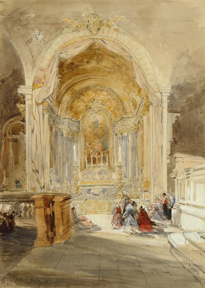 Die Kapelle des Heiligen Johannes des Täufers, San Roque, Lissabon von James Holland