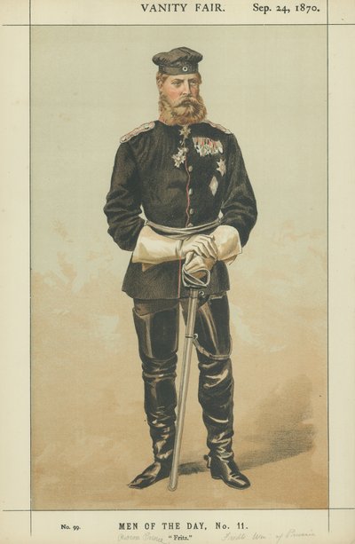 Kronprinz Friedrich Wilhelm von Preußen (Farblithografie) von James Jacques Joseph Tissot