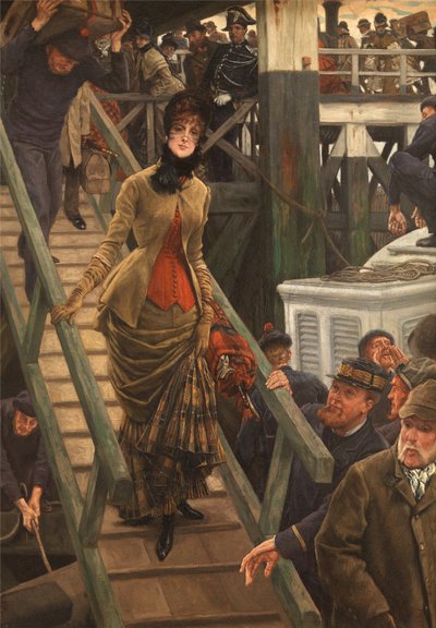 Einschiffung in Calais von James Jacques Joseph Tissot