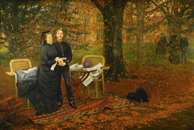 Kaiserin Eugenie, Witwe von Napoleon III von James Jacques Joseph Tissot