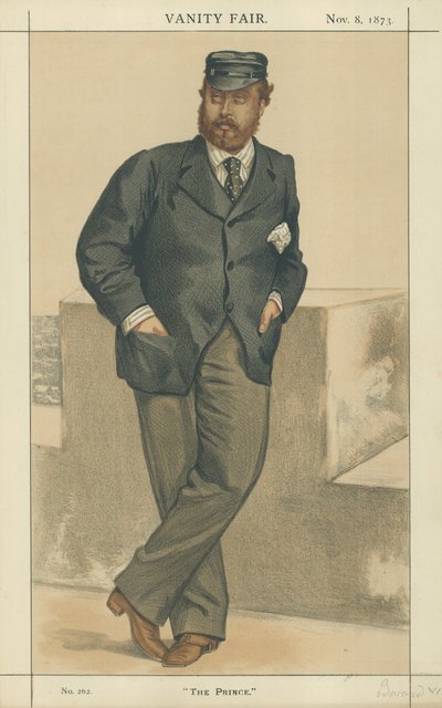 HRH Der Prinz von Wales von James Jacques Joseph Tissot