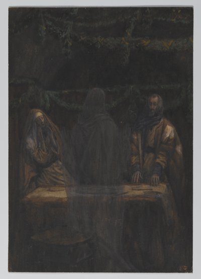 Er verschwand vor ihren Augen, Illustration aus Das Leben unseres Herrn Jesus Christus, 1886-94 von James Jacques Joseph Tissot
