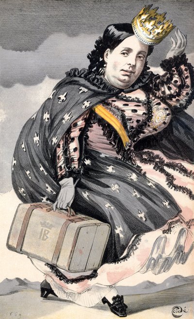 Isabella II. (1830-1904) Königin von Spanien (1833-1870) von James Jacques Joseph Tissot