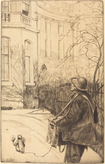 Der Leierkastenmann von James Jacques Joseph Tissot