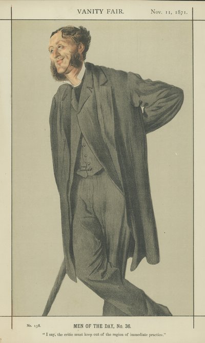Mr. Matthew Arnold (Farblithografie) von James Jacques Joseph Tissot