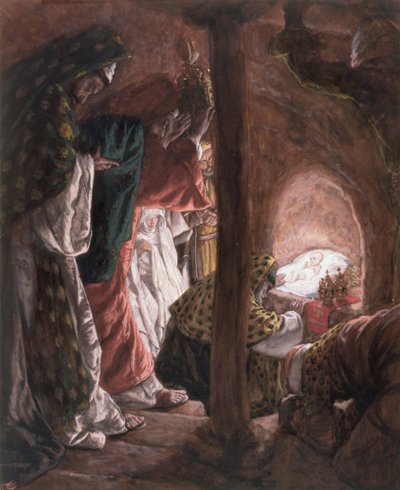 Die Anbetung der Weisen, Illustration für Das Leben Christi, ca. 1886-94 von James Jacques Joseph Tissot