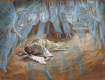 Die Agonie im Garten, Illustration für Das Leben Christi von James Jacques Joseph Tissot