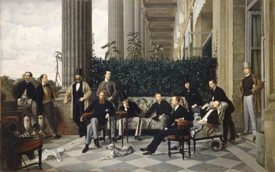 Der Kreis der Rue Royale, 1868 von James Jacques Joseph Tissot