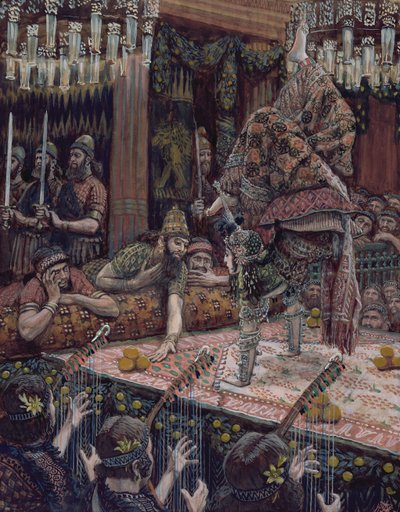 Die Tochter der Herodias tanzt, Illustration für Das Leben Christi von James Jacques Joseph Tissot