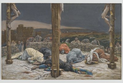 Das Erdbeben, Illustration aus Das Leben unseres Herrn Jesus Christus, 1886-94 von James Jacques Joseph Tissot