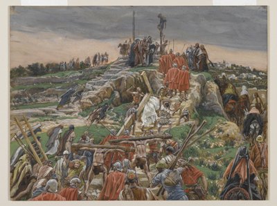 Die Prozession nähert sich Golgatha, Illustration aus Das Leben unseres Herrn Jesus Christus, 1886-94 von James Jacques Joseph Tissot