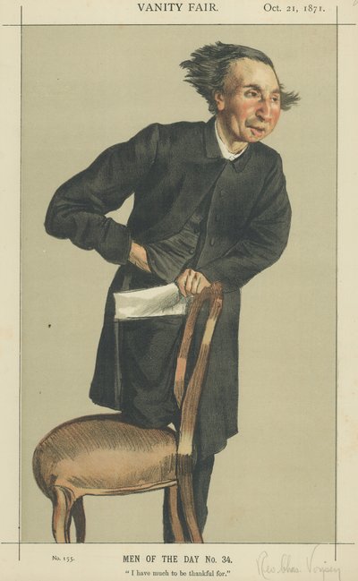 Der Rev. Charles Voysey (Farblithografie) von James Jacques Joseph Tissot