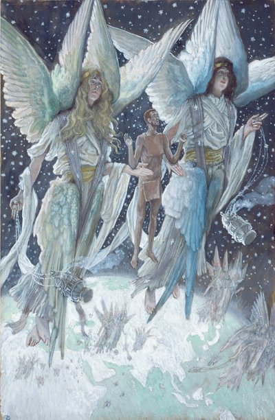 Die Seele des reuigen Diebes, Illustration für Das Leben Christi, ca. 1886-94 von James Jacques Joseph Tissot