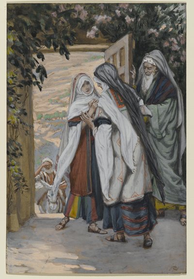Der Besuch, Illustration für Das Leben Christi, ca. 1886-94 von James Jacques Joseph Tissot