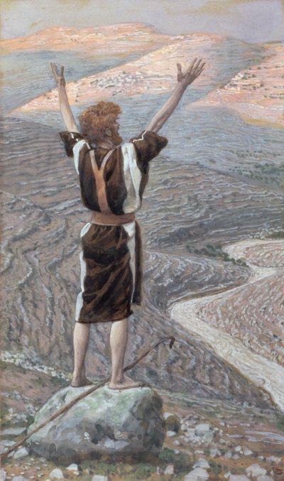 Die Stimme in der Wüste, Illustration für Das Leben Christi, ca. 1886-96 von James Jacques Joseph Tissot
