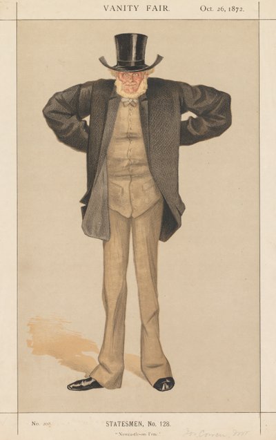 Vanity Fair: Staatsmann, Nr. 128 Newcastle-on-Tyne, 1872 von James Jacques Joseph Tissot