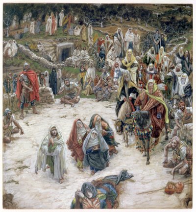 Was Christus vom Kreuz aus sah, Illustration für Das Leben Christi, ca. 1886-96 von James Jacques Joseph Tissot