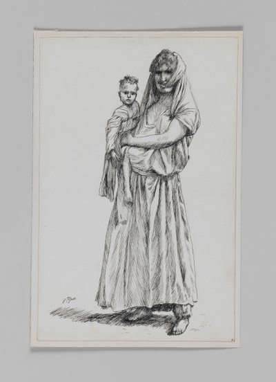 Frau von Geba, Samaria, Illustration aus Das Leben unseres Herrn Jesus Christus von James Jacques Joseph Tissot