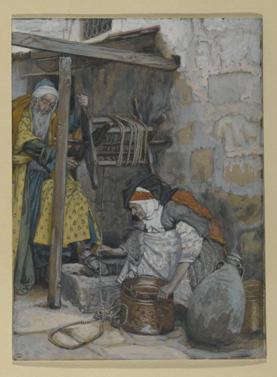 Zacharias und Elisabeth, Illustration für Das Leben Christi, ca. 1886-94 von James Jacques Joseph Tissot