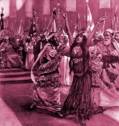 Athalia und Joasch von James Jacques Joseph after Tissot