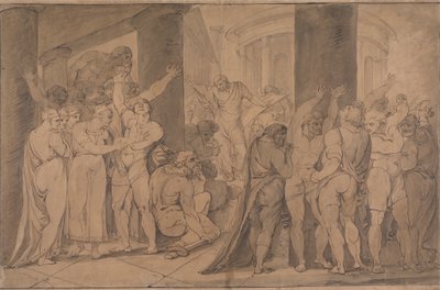 Der Körper der Lucretia den Römern ausgesetzt von James Jefferys