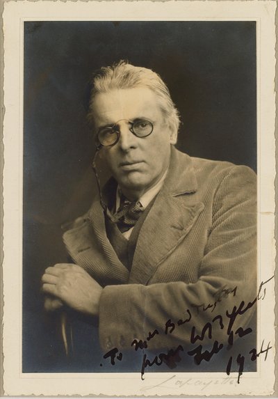 Porträt des Dichters William Butler Yeats 1865-1939 von James Lafayette