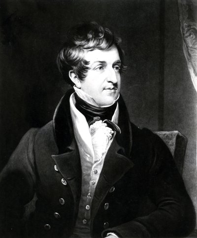 John Cam Hobhouse, Druck von Charles Turner, 1834 von James Lonsdale