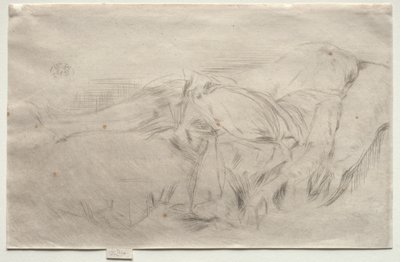 Ein Kind auf einem Sofa, Nr. 2 von James McNeill Whistler